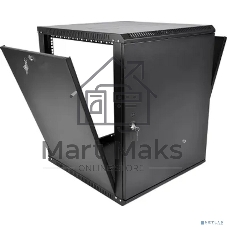 Шкаф телекоммуникационный настенный разборный ЦМО ЭКОНОМ 15U (600 650) дверь металл, черный