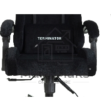 Кресло Knight Terminator черный Light-20, ткань, металлическая крестовина