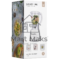Блендер стационарный Galaxy Line GL 2162 белый, 700 Вт, 4 скорости, импульсный режим