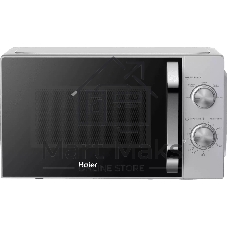 Микроволновая печь Haier HMB-MM208SA серебристый/черный, 20 л, 800 Вт, переключатели - поворотный механизм