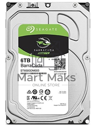 Жесткий диск Seagate 6Tb 5400rpm SATA 6Gb/S 256MB ST6000DM003 Seagate Barracuda 3.5