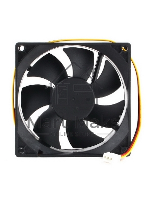Вентилятор для корпуса Gembird D9225HM-3 черный, 92 мм, 2500 об/мин, 29.8 дБ, 3 pin