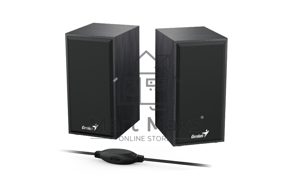 Колонки Genius SP-HF180, 2.0, 2 x 3W, USB-power, Black