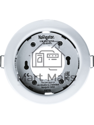 Светильник Navigator NGX-R1-001-GX53 IP20 бел.