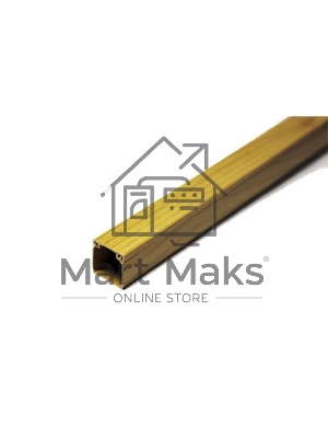 Кабель-канал 16х16 L2000 пластик с двойным замком сосна УралПак КК-3116016-140