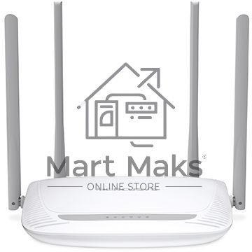 Беспроводный маршрутизатор Mercusys MW325R, 300Мбит/с,4 порта 100 Мбит/с, 4 фиксированных антенны
