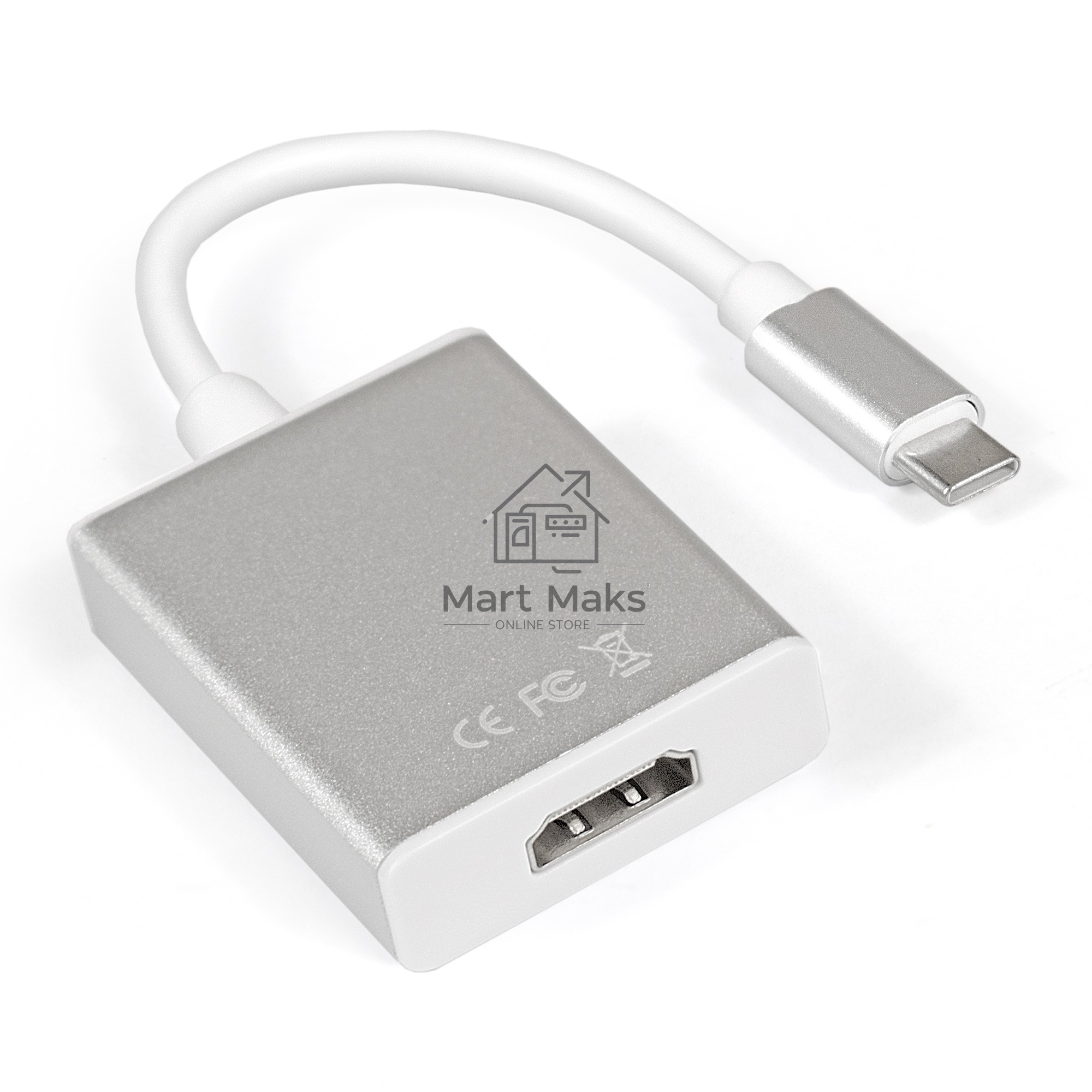 Кабель-адаптер Exegate EX284937RUS Type C-HDMI ExeGate EX-CM-HDMIF-0.15 (USB Type C/19F, 0,15м)