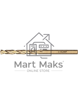 Сверло по металлу, Зубр КОБАЛЬТ 3.5х70 мм, сталь Р6М5, класс А