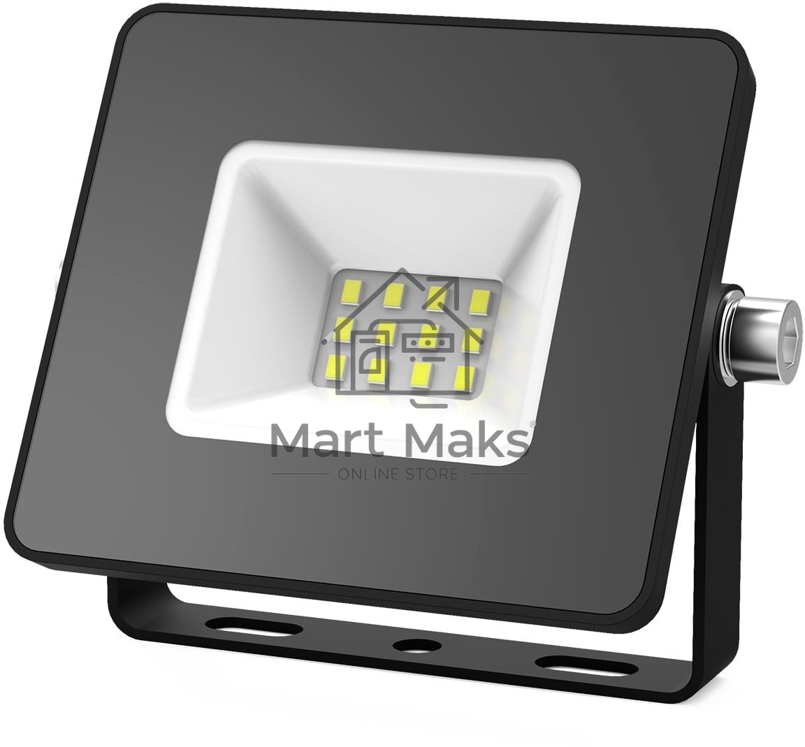 Прожектор Elementary 10W 845lm 4000К 200-240V IP65 черный LED