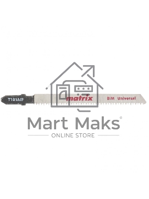 Полотна для электролобзика Matrix по дереву с покрыт.,3 шт.T101AIF,72x1,7мм,Bimetal