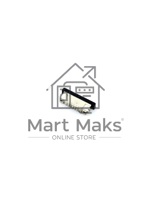 Разъем FPC Half Coverage Top Contact 0.8K-BS-6PWB 6 pin высота 2мм шаг 0,8мм