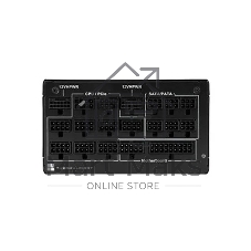 Блок питания Thermalright, 1350W 80+ Platinum (ATX, 3.0, PCIe 5.0, Full modular, 1x24(20+4)pin 600мм, 2xCPU 8(4+4)pin, 2xPCIe*2 8(6+2)pin, 2x12VHPWR PCIe 5.0 12+4pin 600мм, 6xSATA, 5xMOLEX4pin, Active, 120x120мм, 170x150x86мм, OPP, OVP, OTP, OCP, SCP, черный)