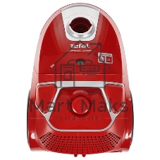 Пылесос Tefal TW3953EA красный/серебристый, 750 Вт, уборка сухая, пылесборник мешок 3 л
