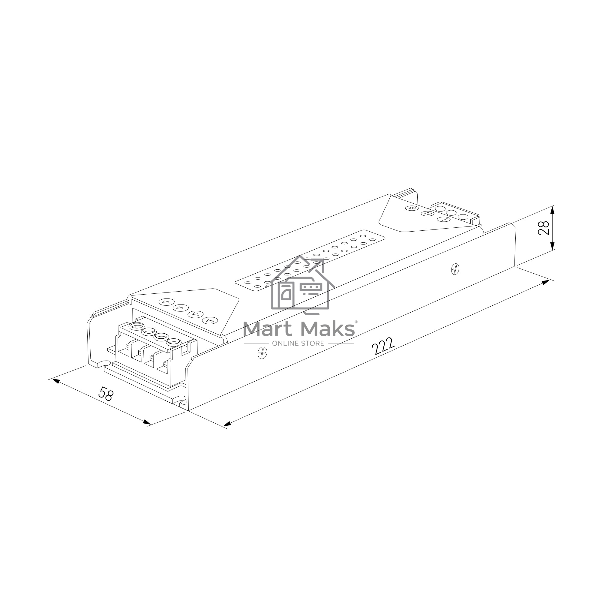 Блок питания 400W 24V IP20 95065/00