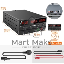 Лабораторный блок питания Amperin AI-H3010 30V, 10A