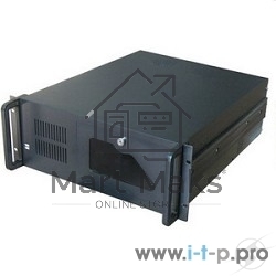 Корпус Procase B430-B-0 черный 4U глубина 450мм, внешн 3x5.25, внутр 8xHDD, MB 12