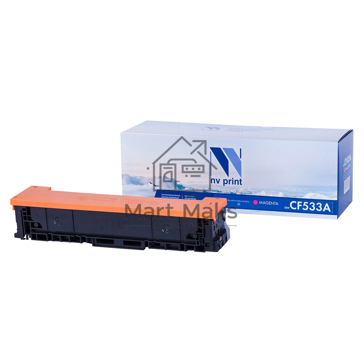 Картридж лазерный NVPrint совместимый HP CF533A Magenta для Color LaserJet Pro MFP M180n/M181fw (900k)