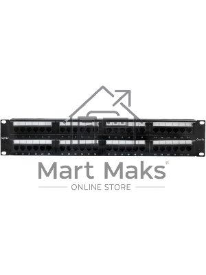Патч-панель 19', 48хRJ-45, UTP, Cat.5e, 2U