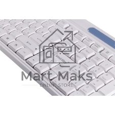 Комплект клавиатура+мышь Smartbuy 107AG беспроводной, USB, 1200 DPI, бело-голубой