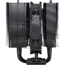 Кулер для процессора Noctua NH-D12L chromax черный, 120 мм, медь, 0-2000 об/мин, 22.6 дБ, 4 pin PWM, 148 Вт, высота 145 мм