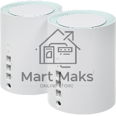 Бесшовный Mesh роутер Cudy M1500 (M1500(2-PACK)) AX1500 10/100/1000BASE-TX (упак.:2шт)