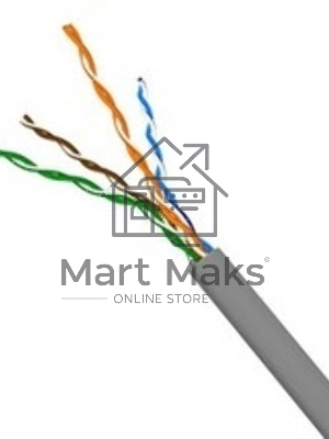 Кабель информационный Lanmaster TWT-5EUTP-XL кат.5е U/UTP не экранированный 4X2X24AWG PVC внутренний 305м серый