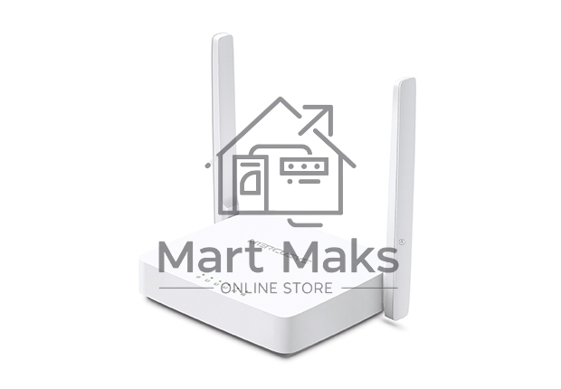 Маршрутизатор Mercusys MW305R Wi-Fi роутер 300 Мбит/с 2,4 ГГц, 1 порт WAN 10/100 Мбит/с + 4 порта LAN 10/100 Мбит/с, 2 фиксированные антенны