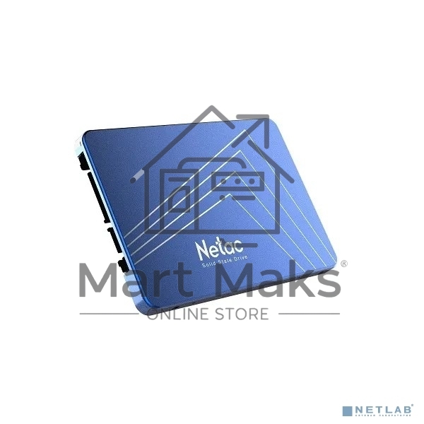 Накопитель SSD Netac N600S, 512GB, SATA III, 2.5