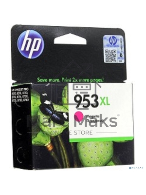 Картридж струйный HP 953XL F6U17AE пурпурный для HP OJP 8710/8715/8720/8730/8210/8725 (1600стр.)