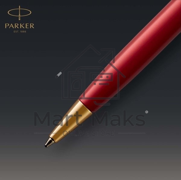 Ручка шариковая Parker Sonnet Core K539 (CW1931476) LaqRed GT M, черные чернила, подарочная коробка