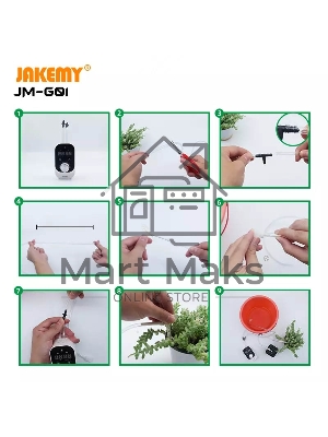 Комплект для автоматического капельного орошения Jakemy JM-G01 до 10 растений