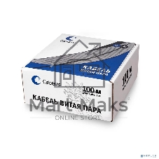 Кабель витая пара UTP (U/UTP) Cabeus UTP-4P-Cat.5e-SOLID-LSZH-100 категория 5e, 4 пары (24 AWG), одножильный, оранжевый, LSZH, нг(А)-HF, (100 м)