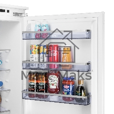Встраиваемый холодильник Maunfeld MBF19369NFWGR LUX Inverter белый двухкамерный 257/84л морозилка снизу