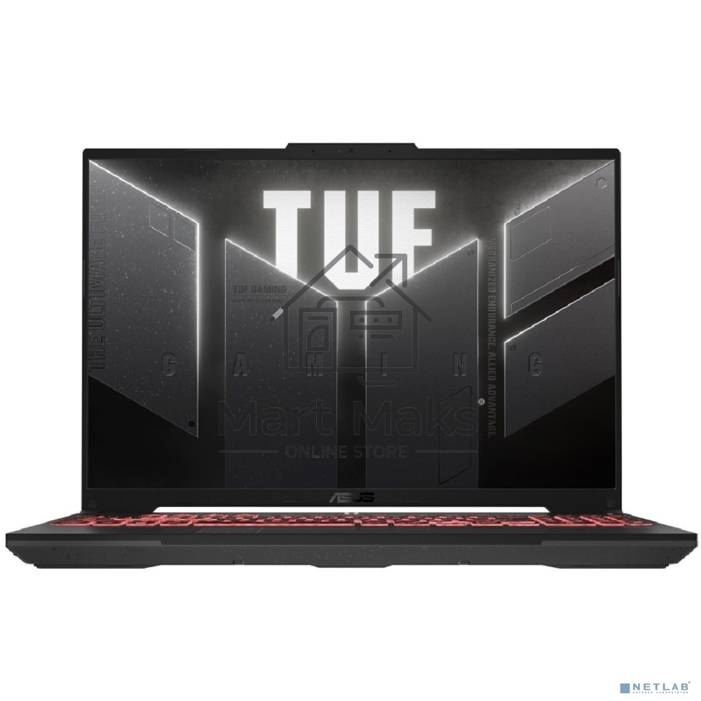 Ноутбук Asus TUF Gaming F16 FX607VJ-RL013 серый Core 5 210H 16Gb SSD 512Gb NVIDIA GeForce RTX 3050 6Gb 16