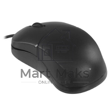 Мышь проводная Qumo Simple Office M92 черный, 1000 dpi, USB, кнопки - 3