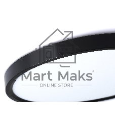 Потолочный светодиодный светильник Ambrella light FZ3055 BK черный IP44 33W+10W 6400+6400К D370*40 (Без ПДУ)