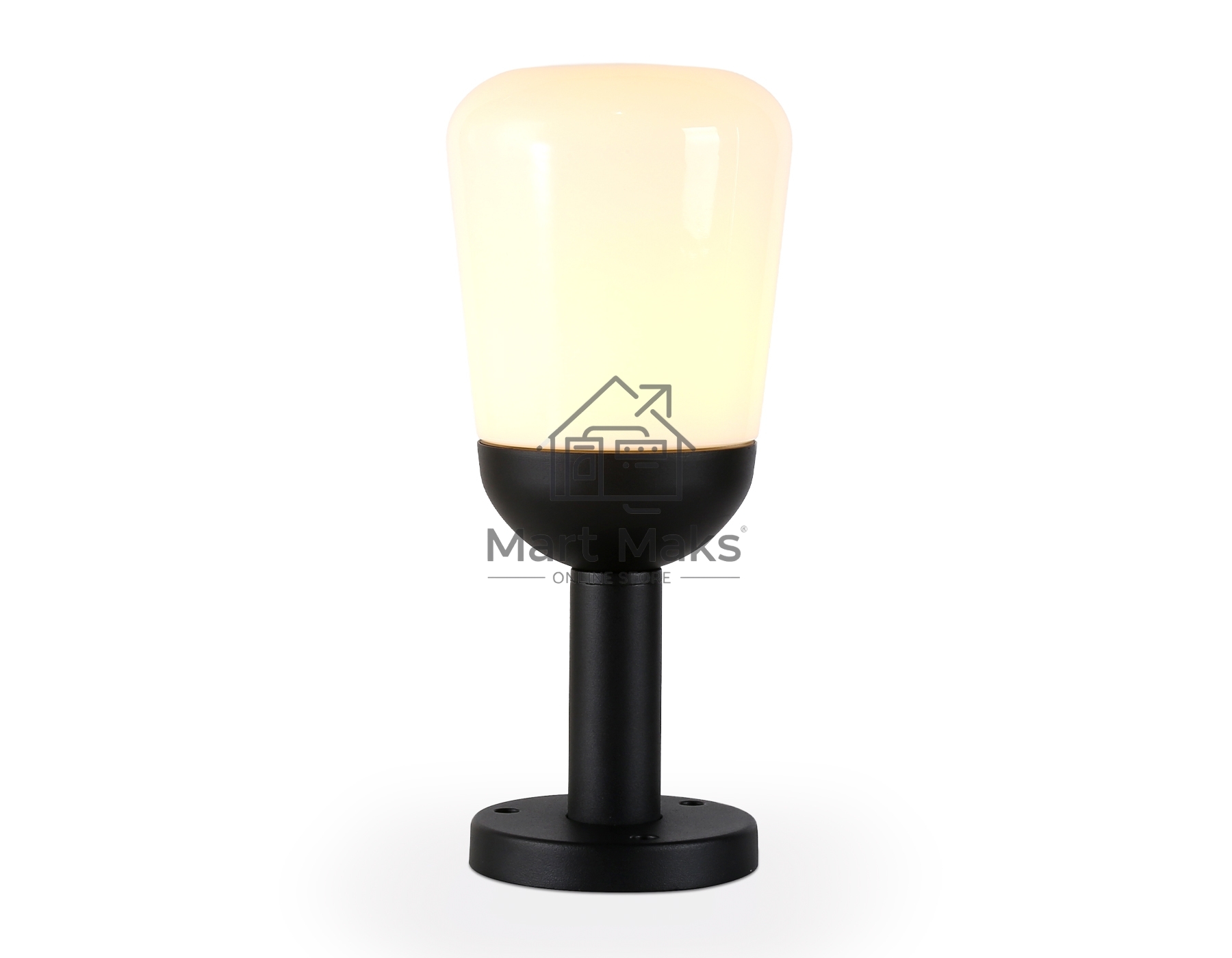 Светильник Ambrella light ST2087 BK/FR черный/белый матовый IP54 E27 max 40W D150*350