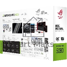 Видеокарта ASUS ROG-ASTRAL-RTX5080-O16G-WHITE белый
