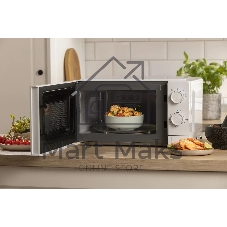 Микроволновая печь Gorenje MO20CE1W5 белый, 20 л, 700 Вт, переключатели - поворотный механизм
