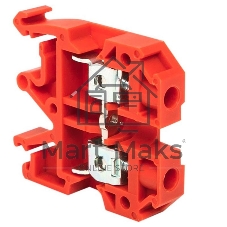 Колодка клеммная JXB-2.5/35 (25а) крас. EKF plc-jxb-2.5/35r