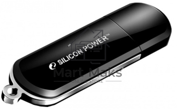 Флешка USB R/W Silicon Power R/W 64Gb LuxMini 322 SP064GBUF2322V1K USB2.0 черный
