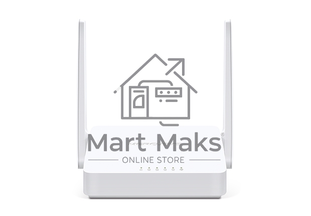 Маршрутизатор Mercusys MW305R Wi-Fi роутер 300 Мбит/с 2,4 ГГц, 1 порт WAN 10/100 Мбит/с + 4 порта LAN 10/100 Мбит/с, 2 фиксированные антенны
