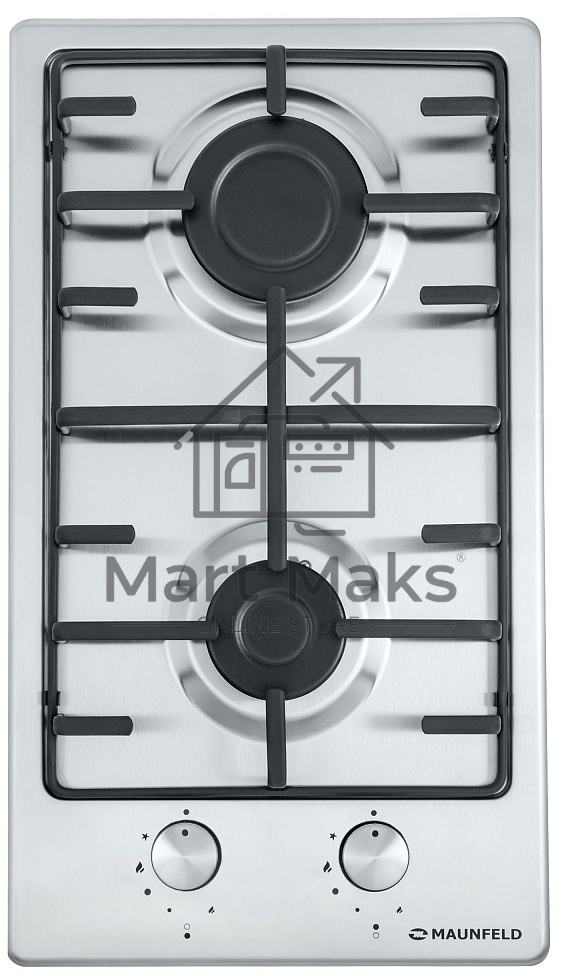 Газовая панель Maunfeld EGHS.32.3ES/G, нержавеющая сталь
