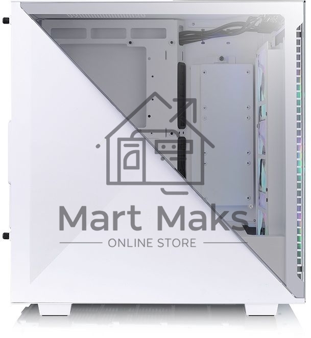Компьютерный корпус Thermaltake Divider 300 TG ARGB белый без БП ATX 2x120mm 2xUSB3.0 audio front door bott PSU