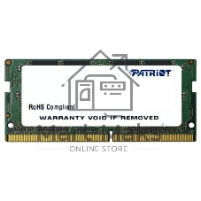 Оперативная память Patriot, DDR4, 8GB (1x8 GB), 2400 MHz, CL17, SO-DIMM