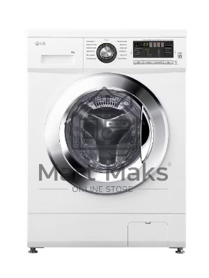 Стиральная машина LG F1096TD3 белая, загрузка фронтальная 8кг, 1000 об/мин., класс: A