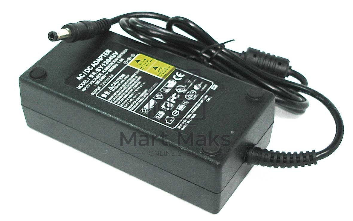 Блок питания для монитора и телевизора LCD 12V 4A (5.5 x 2.5 mm) OEM