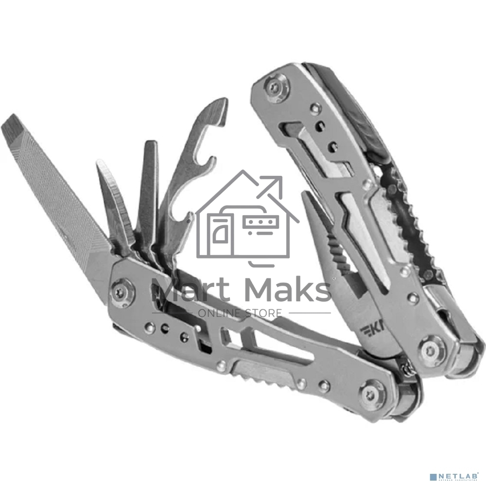 Мультитул KRANZ KR-12-4942-2 15 в 1, 158мм