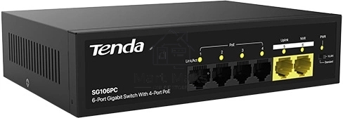 Коммутатор TENDA SG106PC 6PORT 10/100/1000M