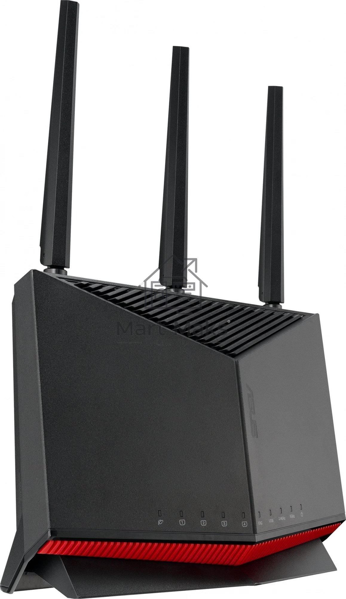 Маршрутизатор ASUS RT-BE86U, черный/красный, 90IG08W0-MO9A0V